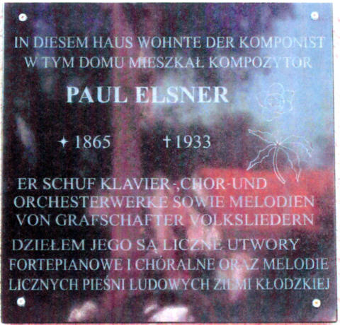 Gedenktafel für Paul Elsner